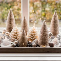 36 Kleine Kunststof Kerstballen Home Sweet Home Mix In Koker