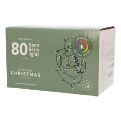 80 LED-Bolletjes Lichtsnoer | Binnen & Buiten | Subtiel Wisselende Kleuren | 13m | IP44