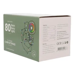 80 LED-Bolletjes Lichtsnoer | Binnen & Buiten | Subtiel Wisselende Kleuren | 13m | IP44