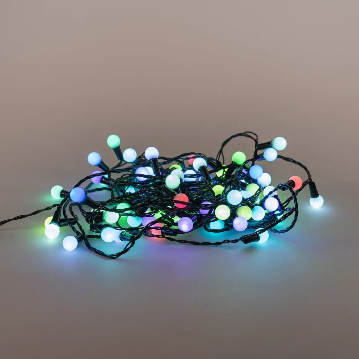 180 LED-Bolletjes Lichtsnoer | Binnen & Buiten | Subtiel Wisselende Kleuren | 23m | IP44