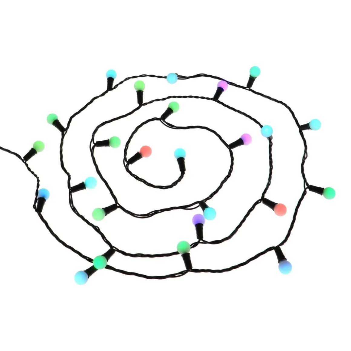 180 LED-Bolletjes Lichtsnoer | Binnen & Buiten | Subtiel Wisselende Kleuren | 23m | IP44