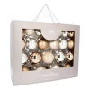 44 Mix & Match Kerstballen 'Cosy Mix' In Koffer