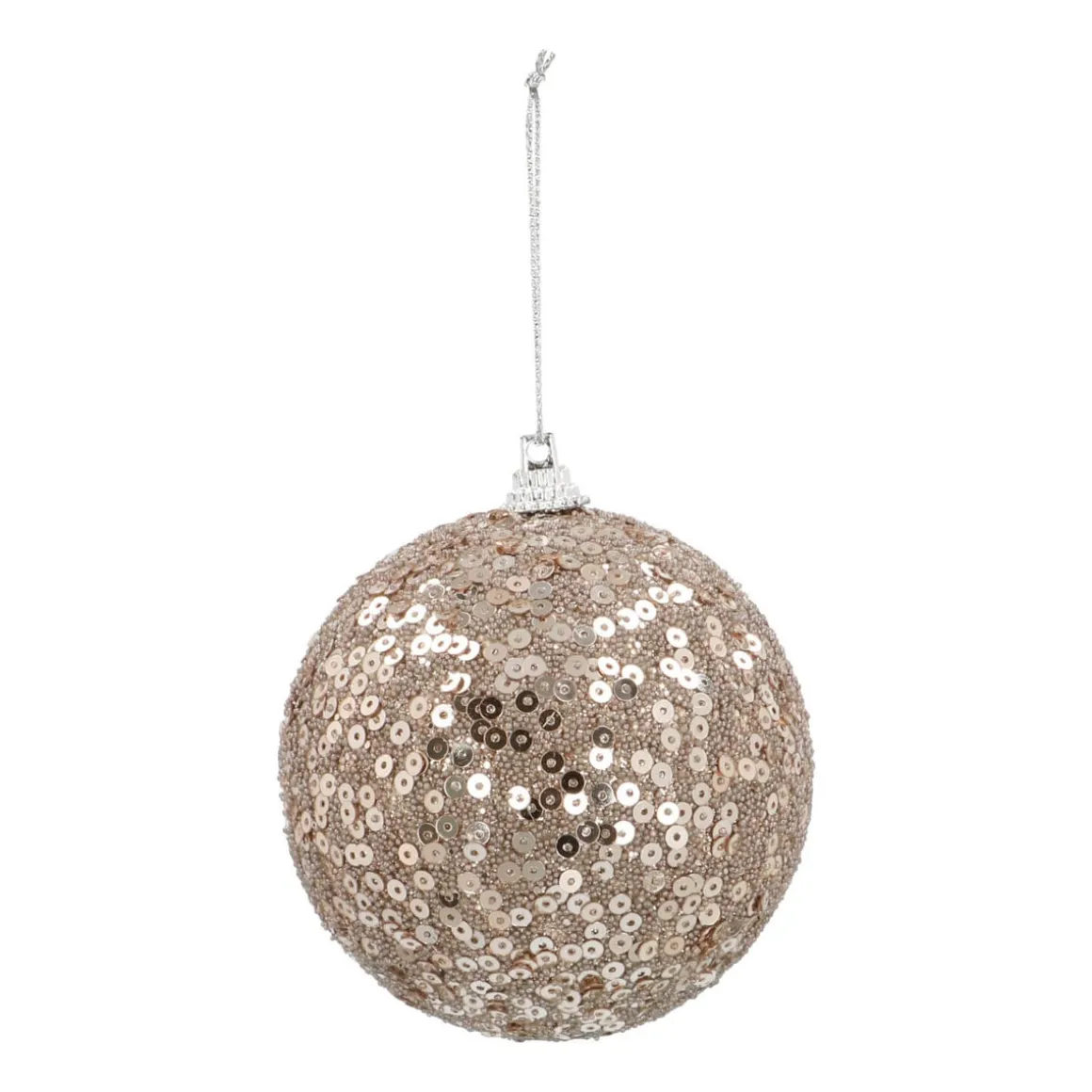 Bal Met Pailletten Champagne 8cm