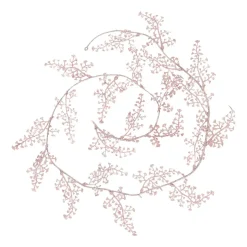 Blaadjes Slinger Met Glitter | Roze | 270 Cm