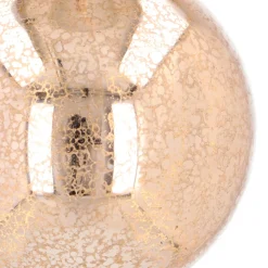 Bronzen Kerstbal Met Vintage Craquelé