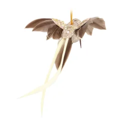 Champagne Vogel Op Elegante Clip