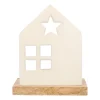 Charmant Wit Huisje Met Waxinelichthouder