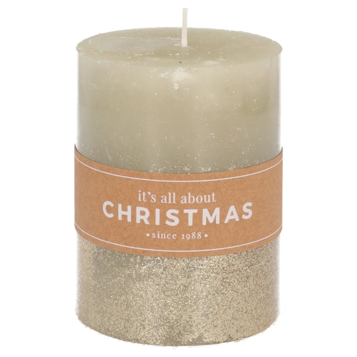 Cottage Green Stompkaars Met Gouden Glitter | 10 Cm