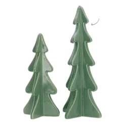 3D Porseleinen Kerstboom | Cottage Green | 28 Cm