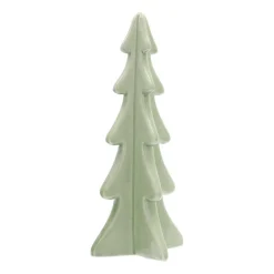 3D Porseleinen Kerstboom | Mintgroen | 28 Cm