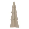 3D Porseleinen Kerstboom | Taupe | 22 Cm
