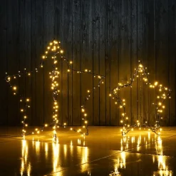 3D Staande Ster Met LED | 80 Cm | Timer | Buiten