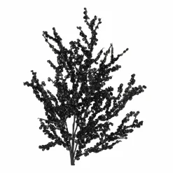 Decoratietak Met Pailletten | Zwart | Kunststof | 43 Cm