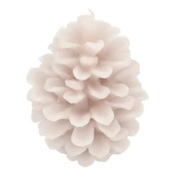 Dennenappelkaars 3D Taupe