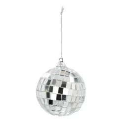 Disco Kerstbal | Zilver | 6 Cm