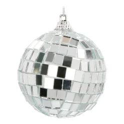 Disco Kerstbal | Zilver | 6 Cm