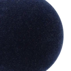 Donkerblauwe Fluwelen Kerstbal Onbreekbaar