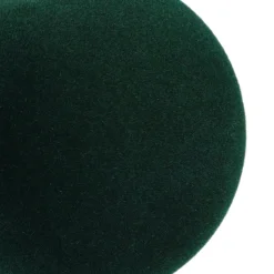 Donkergroene Fluwelen Kerstbal Onbreekbaar