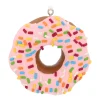 Donut Kersthanger Klei | Roze | Handgemaakt | 7 Cm