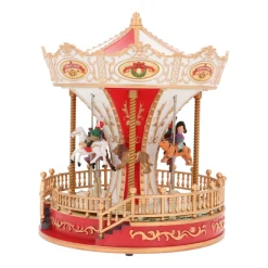 Draaimolen Met Kerstmuziek En LED-verlichting