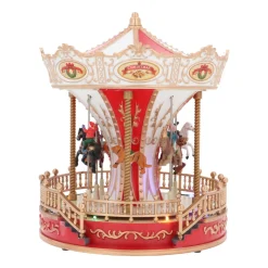 Draaimolen Met Kerstmuziek En LED-verlichting