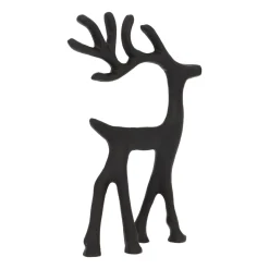 Elegant Zwart Rendier Met Kop Omhoog