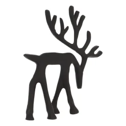 Elegant Zwart Rendier Met Kop Omlaag