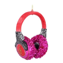 Gekleurde Koptelefoon Kersthanger Voor Een Muzikale Kerst