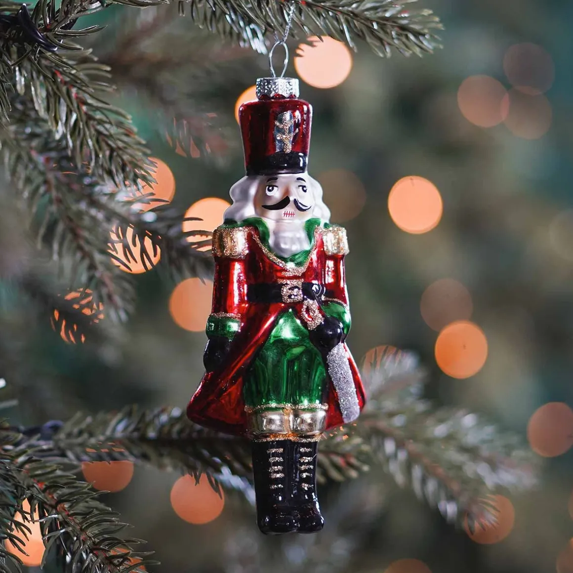 Glazen Hanger Notenkraker | 16 Cm