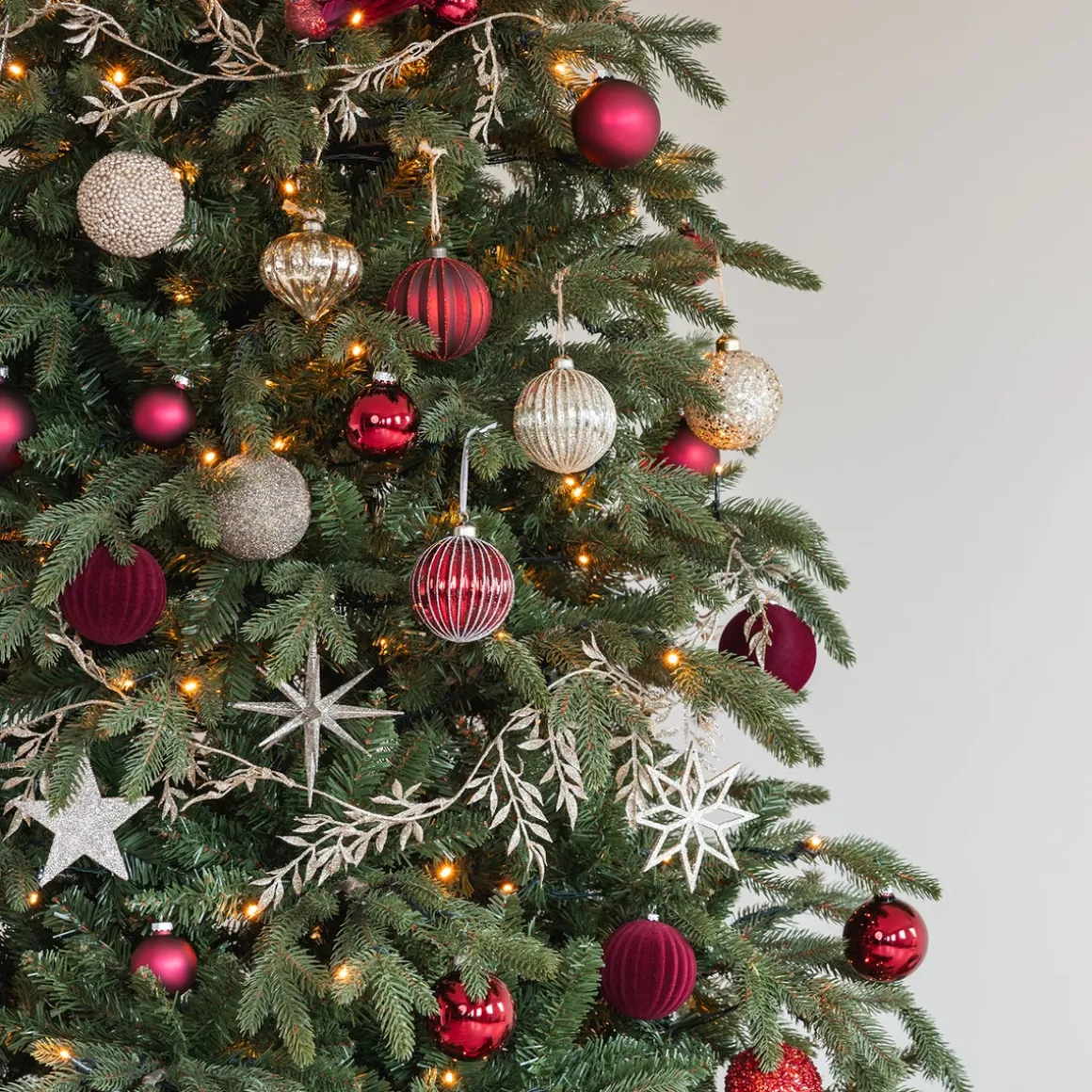 Glazen Kerstbal | Champagne Craquelé | 8 Cm