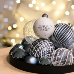 Glazen Kerstbal | 'Love You More Than All The Stars' | 8 Cm | It's All About Christmas