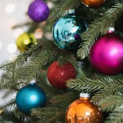 Glazen Kerstballen 44 St | Multi | 5-8 Cm | In Koffer