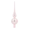 Glazen Kerstpiek | Zachtroze Glanzend | 27cm