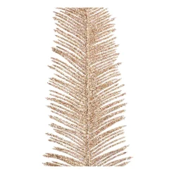 Glitterblad | Taupe | Kunststof | 43 Cm