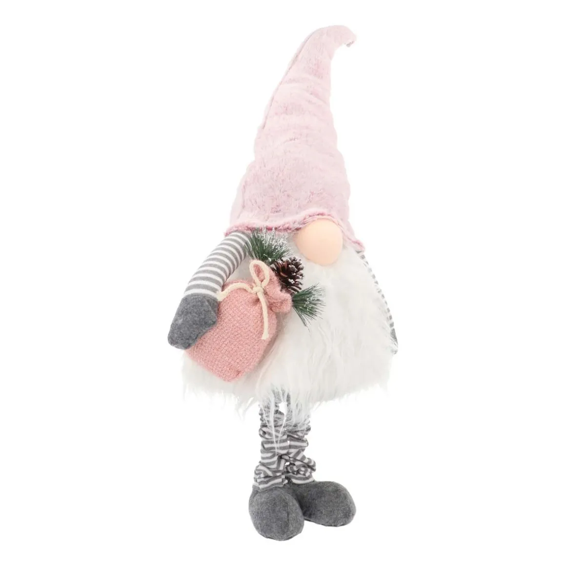 Gnoom Met Telescoopbenen | Roze | 118 Cm