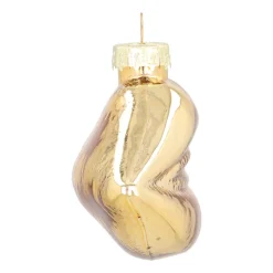 Gouden Glazen Mond Kersthanger