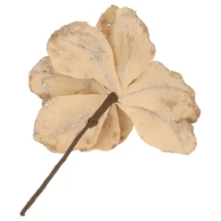 Gouden Magnolia Steekbloem Met Glitters