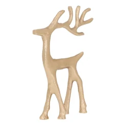 Gouden Rendier Met Kop Omhoog