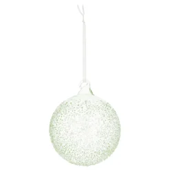 Grote Handgemaakte Eucalyptus Kerstbal Met Spikkels