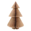 Grote Taupe Papieren Glitterkerstboom