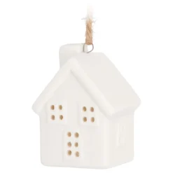 Hangend Porceleinen Huisje 6 Cm