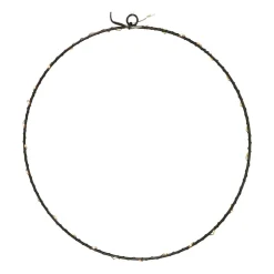 Hangende Metalen Ring Met LED | Ø 30 Cm | Zwart