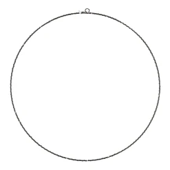 Hangende Metalen Ring Met LED | Ø 50 Cm | Zwart