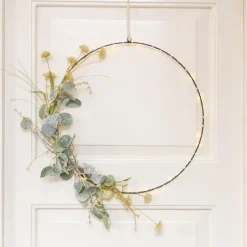 Hangende Metalen Ring Met LED | Ø 50 Cm | Zwart