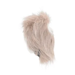 Hanger Uil | Lichtbruin | Pluizig 'faux Fur' | 9cm