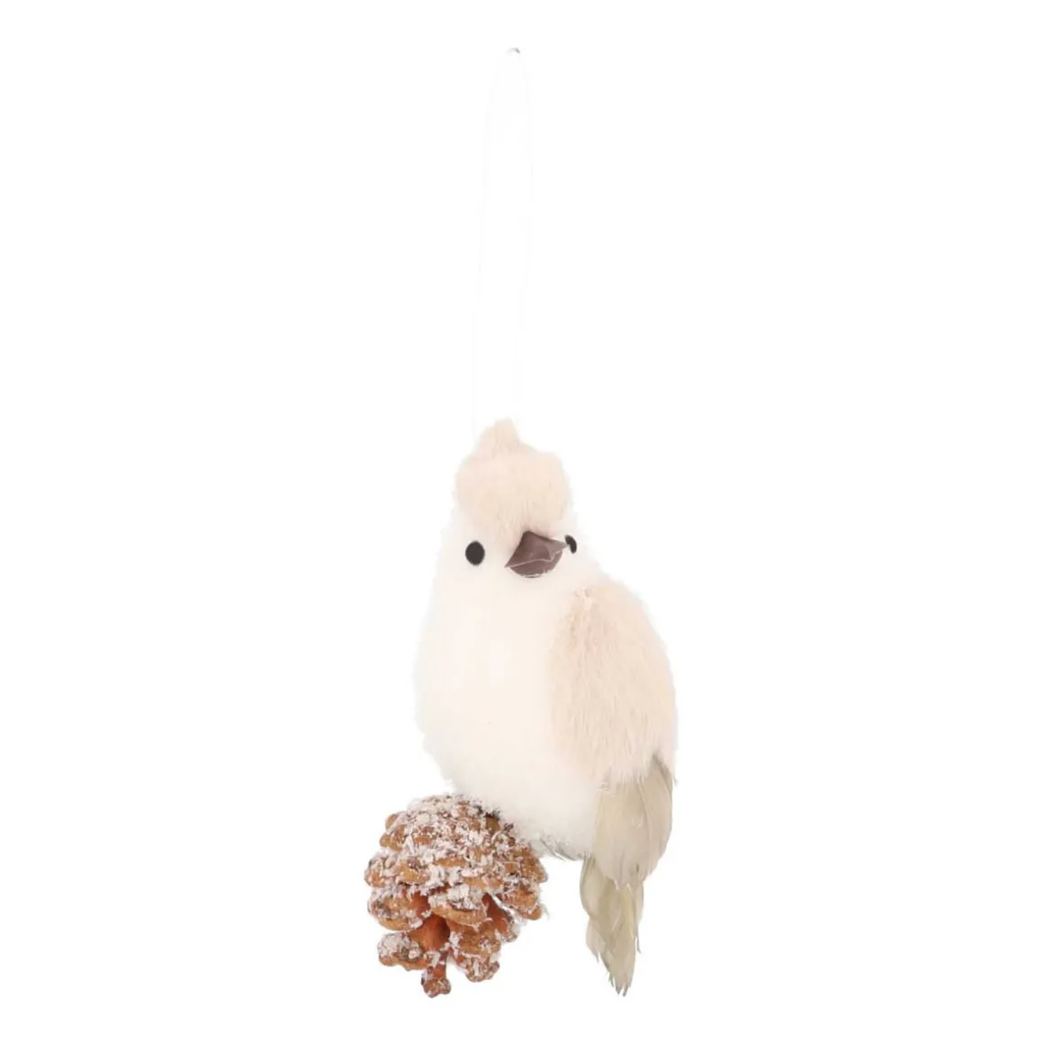 Hanger Vogel 12 Cm Crème