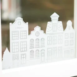 Herbruikbare Witte Raamstickers Op Vel