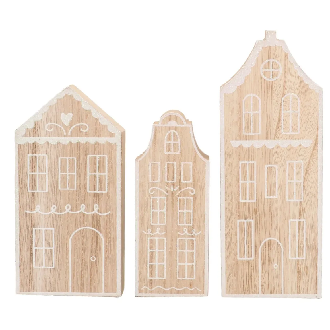 Houten Huisje Met Schitterende Sneeuwdetails