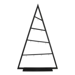 Houten Kerstboomframe | Zwart | 80 Cm