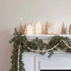 Houten Kerstboompje Met Eenvoudig Design